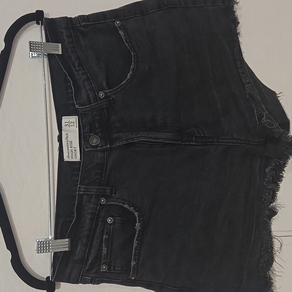 Abercrombie & Fitch Charcoal High Rise Shorts